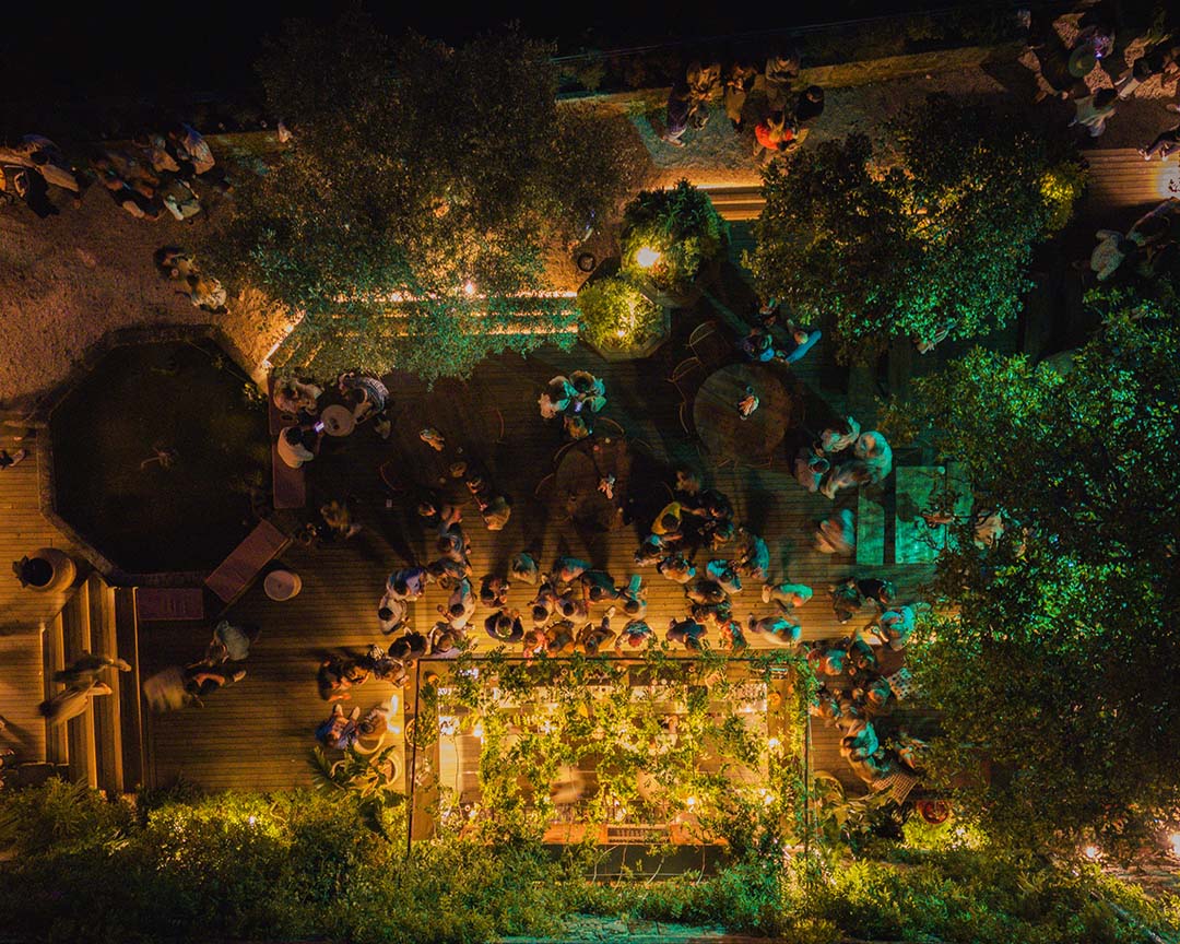 vista drone esplanada noite